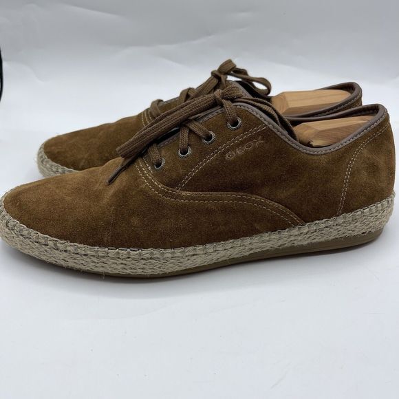 Geox Respira Brown‎ Suede Lace-up - Picture 2 of 11
